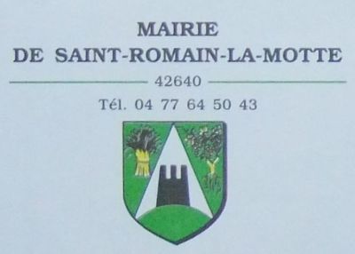 Wappen von Saint-Romain-la-Motte/Coat of arms (crest) of Saint-Romain-la-Motte