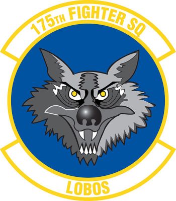 Coat of arms (crest) of the 175th Fighter Squadron, South Dakota Air National Guard