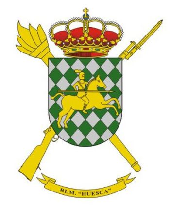 Coat of arms (crest) of the Huesca Military Logistics Residency, Spanish Army