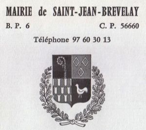 Blason de Saint-Jean-Brévelay