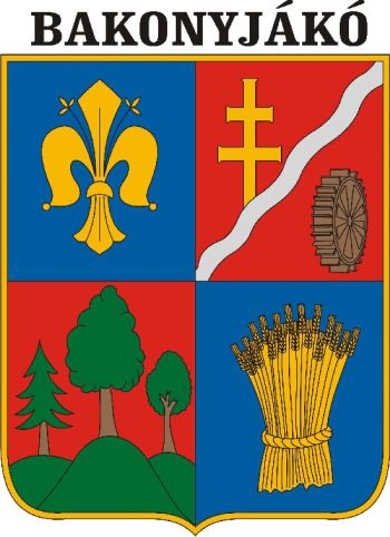 Bakonyjákó (címer, arms)