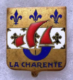 Arms of Tanker La Charente, French Navy