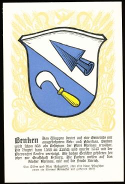 Wappen von/Blason de Benken (Zürich)