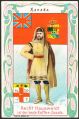 Arms, Flags and Folk Costume trade card Italien