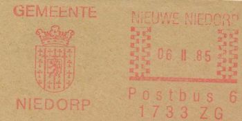Wapen van Niedorp/Coat of arms (crest) of Niedorp