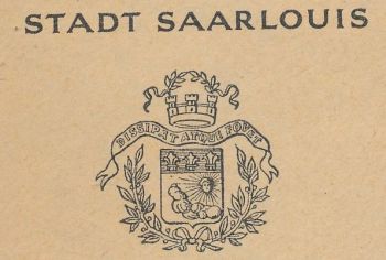 Wappen von Saarlouis/Coat of arms (crest) of Saarlouis