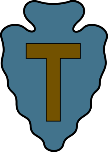 Arms of 36th Infantry Division Arrowhead, USA