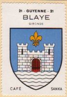 Blason de Blaye/Arms of Blaye