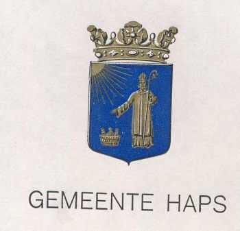Wapen van Haps/Coat of arms (crest) of Haps