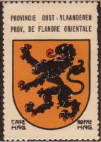Wapen van Oost-Vlaanderen/Arms (crest) of Oost-Vlaanderen