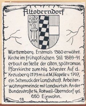 Wappen von Altoberndorf/Coat of arms (crest) of Altoberndorf