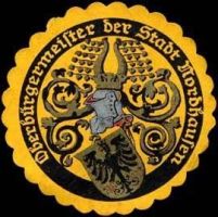 Wappen von Nordhausen/Arms (crest) of NordhausenSeal from around 1900