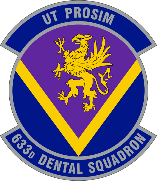 File:633rd Dental Squadron, US Air Force.png