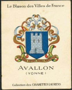 Blason de Avallon/Coat of arms (crest) of {{PAGENAME