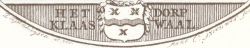Wapen van Klaaswaal/Arms (crest) of Klaaswaal