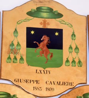 Arms (crest) of Giuseppe Cavaliere