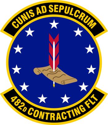 Coat of arms (crest) of the 482nd Contracting Flight, US Air Force