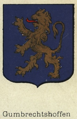 Blason de Gumbrechtshoffen/Coat of arms (crest) of {{PAGENAME