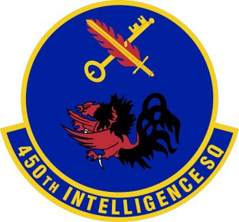 Coat of arms (crest) of the 450th Intelligence Squadron, US Air Force