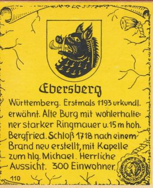 Wappen von Ebersberg/Coat of arms (crest) of Ebersberg