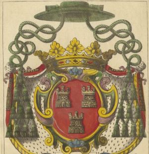 Arms (crest) of Charles-François de Châteauneuf de Rochebonne
