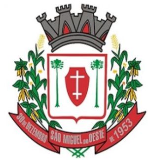 Brasão de São Miguel do Oeste/Arms (crest) of São Miguel do Oeste