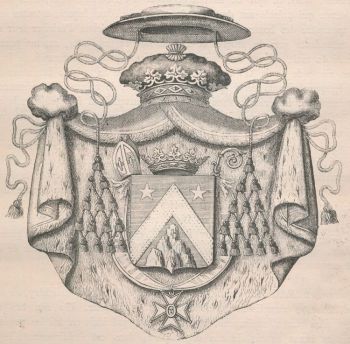 Arms (crest) of Louis-François de Bausset-Roquefort