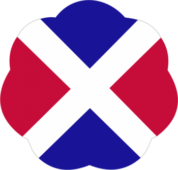 Coat of arms (crest) of the 17th Infantry Division (Phantom Unit), US Army