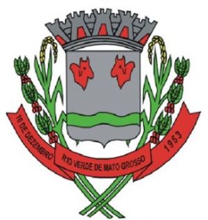 Brasão de Rio Verde de Mato Grosso/Arms (crest) of Rio Verde de Mato Grosso