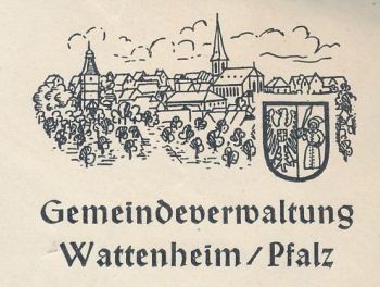 Wappen von Wattenheim/Coat of arms (crest) of Wattenheim