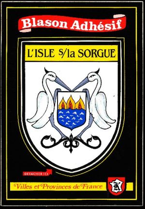 Blason de L'Isle-sur-la-Sorgue/Coat of arms (crest) of {{PAGENAME