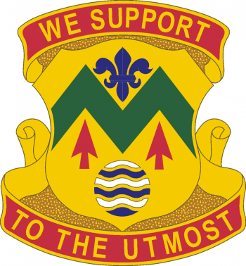 Coat of arms (crest) of 528th Support Battalion, US Army