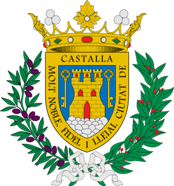 Escudo de Castalla/Arms (crest) of Castalla