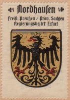 Wappen von Nordhausen/Arms (crest) of NordhausenThe arms by Hupp in the Kaffee Hag albums +/- 1925