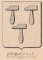 Blason de Bacqueville/Arms (crest) of Bacqueville