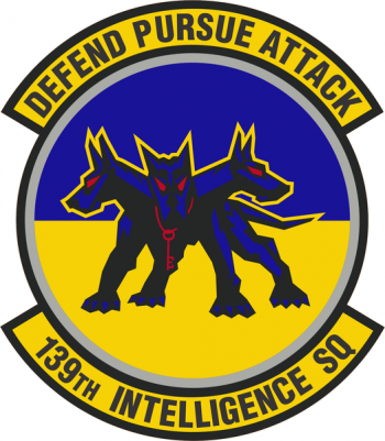 Coat of arms (crest) of the 139th Intelligence Squadron, Georgia Air National Guard