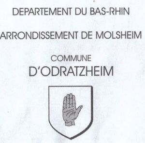 Blason de Odratzheim/Coat of arms (crest) of {{PAGENAME