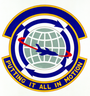 Coat of arms (crest) of the 2750th Transportation Squadron, US Air Force
