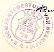 Wapen van Beernem/Arms (crest) of Beernem