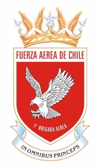 Coat of arms (crest) of the First Aerial Brigade of the Air Force of Chile