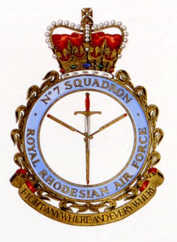 Coat of arms (crest) of the No 7 Squadron, Royal Rhodesian Air Force