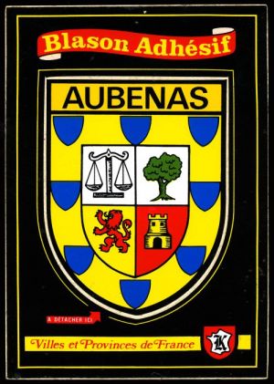 Blason de Aubenas/Coat of arms (crest) of {{PAGENAME