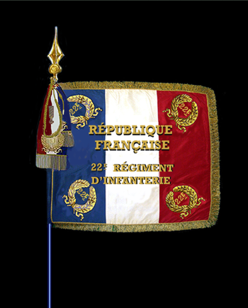 Arms of 22nd Infantry Regiment, French Army