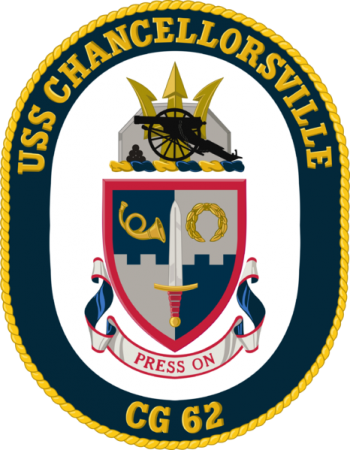 Coat of arms (crest) of the Cruiser USS Chancellorsville