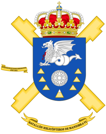 Coat of arms (crest) of the Maneuver Helicopter Battalion VI, Spanish Army