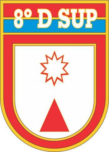 Coat of arms (crest) of the 8th Supply Depot, Brazilian Army