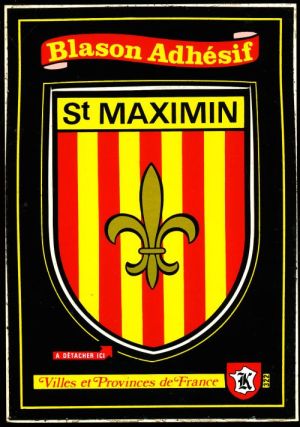Blason de Saint-Maximin-la-Sainte-Baume