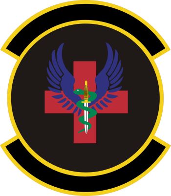 Coat of arms (crest) of the 1st Special Operations Healthcare Operations Squadron, US Air Force