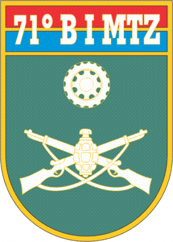 Coat of arms (crest) of the 71st Motorized Infantry Battalion, Brazilian Army
