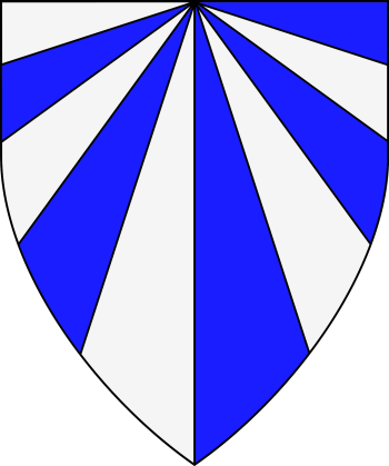 Heraldic glossary:Gyronny of 10 From Chief